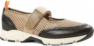 All Black Womens Mj Mesh Sneaker In Taupe