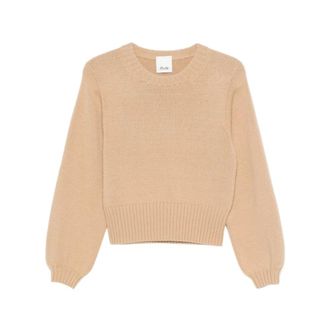 Allude Dames, Truien, Beige, Maat: M Kasjmier