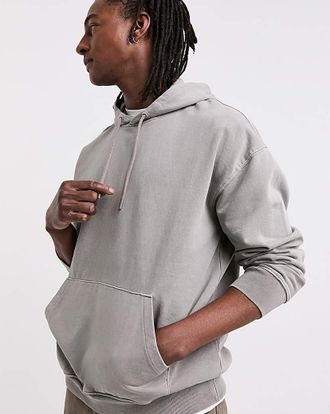 Jacamo Garment Washed Oversized Hoodie