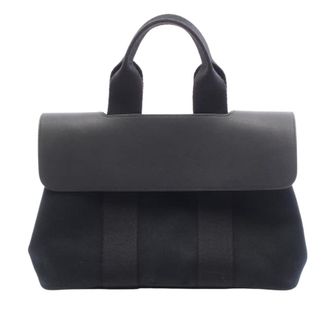 Herm&egrave;s Pre-owned Hermes Toile and Swift Valparaiso PM C7TC5F1TK9BTEHS4