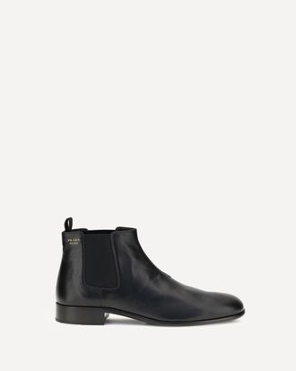 Prada Leather Ankle Boots Female 36