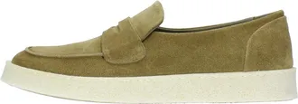 Pantanetti Schoenen, Heren, Groen, 43 EU, Leer, Mocassin 17433A Elite