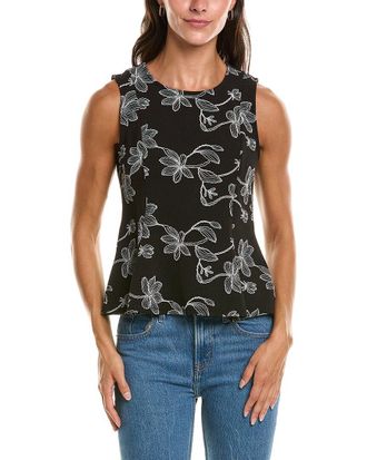 Vince Camuto Flowy Hem Top