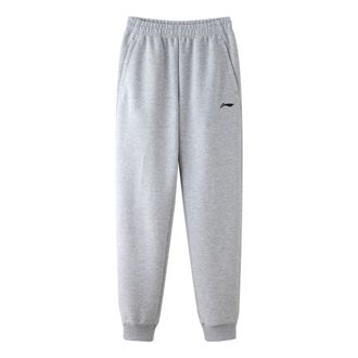 Li-Ning Logo Joggers Sweatpants Light Grey AKLT619-2