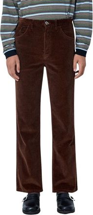 Marni Corduroy Straight-Leg Broeken - Heren - Straight fit broeken - Bruin - S - Katoen - Broeken