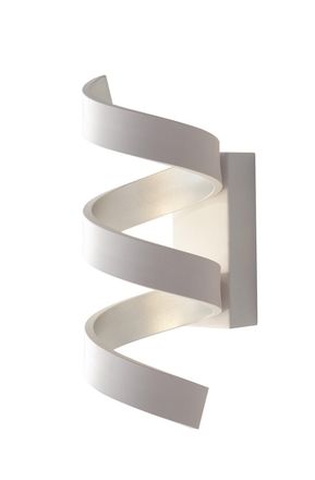 Luce-Ambiente-Design Helix White/Silver Led Wall Lamp 9w 720lm 4000k