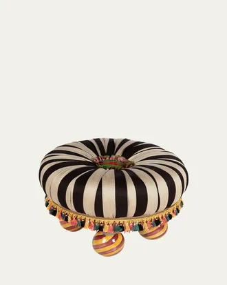 MacKenzie-Childs On Wall Street Tuffet