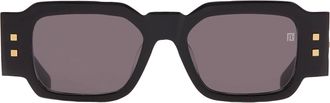 Balmain OLIVIER - III Grey Square Unisex Sunglasses BPS-191 A 52
