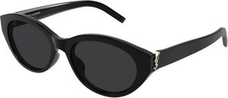 Saint Laurent Authentieke Stijlvolle Brillen- Premium Kwaliteit! - Dames - Zonnebrillen - Zwart - 54 MM - Accessoires