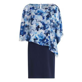 Vera Mont Dames, Jurken, Blauw, Maat: S Chiffon