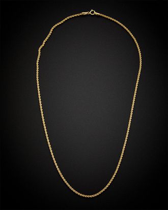 Italian Gold, Inc 14K Italian Gold Hollow Rope Necklace