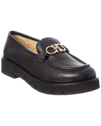 Ferragamo Ferragamo Rolo Lug Leather Loafer