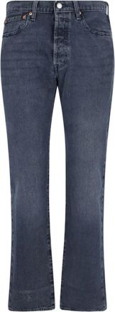 Levi's 501 Original Black Stretch - Heren - Bootcut Jeans - Blauw - W38 L32 - Jeans