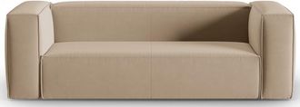 BLOOMINGLOFT 3-Sitzer Design Sofa Mackay mit Samtbezug