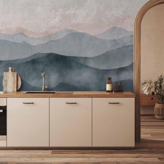 OEM Sfondo Fotografico - Montagne Blu
