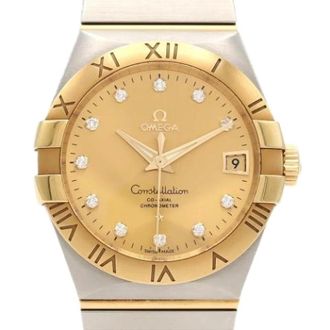 Omega Pre-owned Vintage Automatisch Polshorloge - Heren - Pre-owned - Geel - Maat: ONE Size