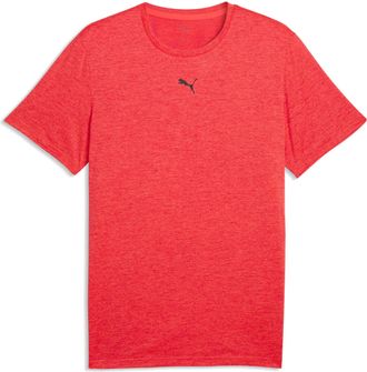 Puma T-shirt TAD ESSENTIALS Heather Cat da uomo, Abbigliamento, Rosso, XXL