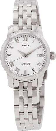 Mido Baroncelli Automatic White Dial Ladies Watch M0390071101300