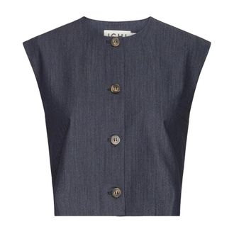 Ichi Ichi, Dames, Jassen, Blauw, Maat: XS