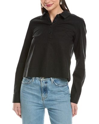 Michael Stars Nat Linen-Blend Shirt