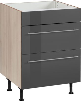 Optifit Kochfeldumbauschrank »Bern« 60 cm breit, mit 2 Auszügen, mit höhenverstellbare Füsse