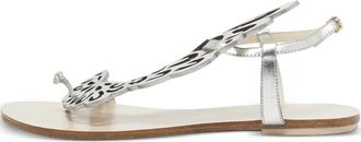Sophia Webster Sandali Madame Butterfly - Argento