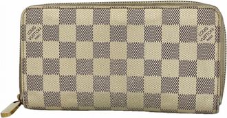 Louis Vuitton White Long Wallet (Bi-Fold) (Pre-Owned)