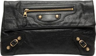 Balenciaga Pre-owned Balenciaga Lambskin Motocross Giant 12 Envelope Clutch Ladies 89IBCTQKE4FKJJ6M