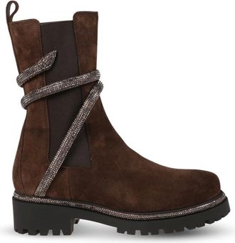 Rene Caovilla Schoenen, Dames, Bruin, 38 EU, Leer, Cleo Chelsea Boot