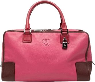Loewe Pre-owned Handbags, female, Pink, Size: ONE SIZE Pre-owned Handbag