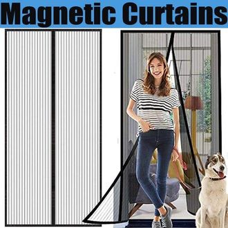 OEM Mosquitera Magn&eacute;tica - 120 X 210 Cm - Negra
