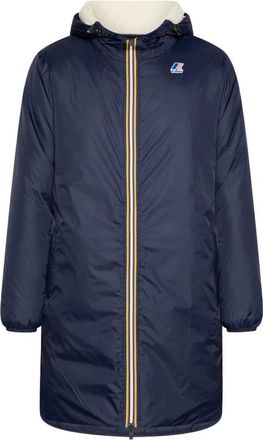 K-Way Eiffel Donkerblauwe Waterdichte Jas - Heren - Winterjassen - Blauw - L - Nylon - Jassen