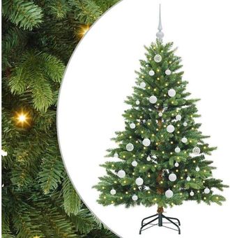 vidaXL &Aacute;rbol De Navidad Artificial Con 150 Led Verde 150 Cm Pe Y Pvc Vidaxl