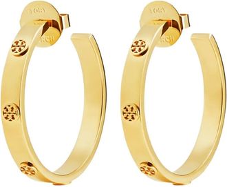 Tory Burch Orecchino a cerchio Miller - Oro