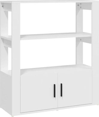 vidaXL Sideboard White 80x30x90 cm Engineered Wood Vidaxl