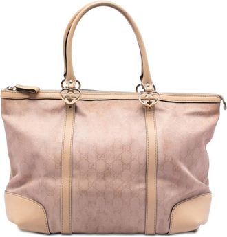 Gucci Pre-owned Gucci GG Metallic Canvas Lovely Tote Ladies 20AXN57H09DYO0D1