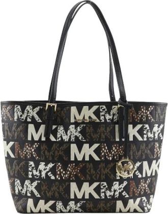 Michael Kors Pre-owned Tote Bags, female, Black, Size: ONE SIZE Pre-owned Plastic shoulder-bags