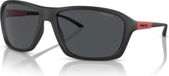 Arnette Matte Black/Dark Grey Zonnebril Nitewish - Heren - Zonnebrillen - Zwart - 63 MM - Accessoires