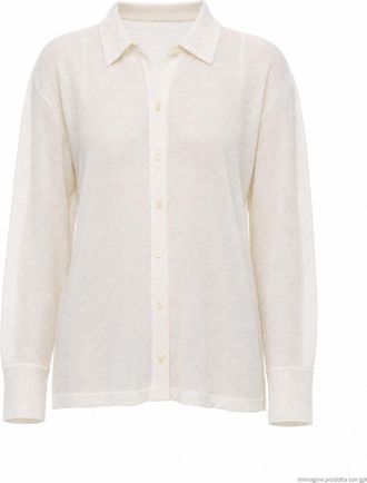 ATOMOFACTORY Ivory Linen Blend Shirt
