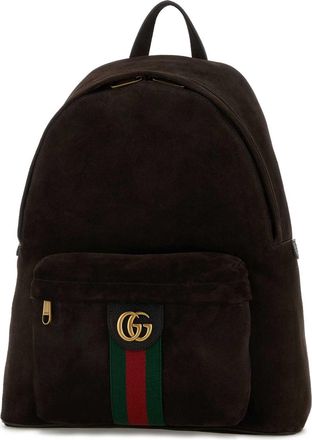 Gucci Mens Ophidia Backpack Brown Suede Intero