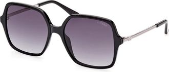 Guess Square Zonnebril - Dames - Zonnebrillen - Zwart - 57 MM - Accessoires