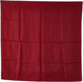 Dior Pre-owned Scarves, female, Red, Size: ONE SIZE Pre-owned Fabric scarves