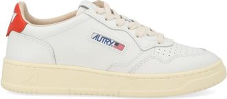 Autry Medalist Low Leather Heel Tab Sneakers