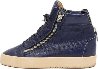 Giuseppe Zanotti Stivali in pelle - Blu