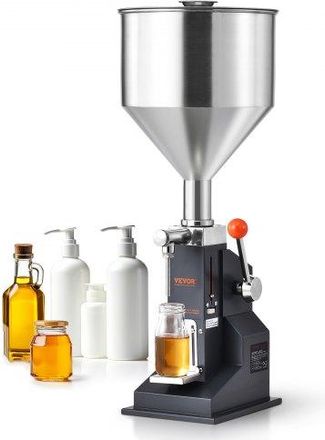 OEM 5-100 Ml Abf&uuml;llmaschine Manuell Fl&uuml;ssigkeitsabf&uuml;llmaschine Aus Lebensmittelechtem Edelstahl 304 Silikon Ptfe Filling Machine Inkl. Zwei D&uuml;sen 4 Mm / 8