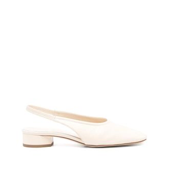 Aeyde Pumps, female, White, Size: 8 1/2 US Pumps with 35mm Back Strap