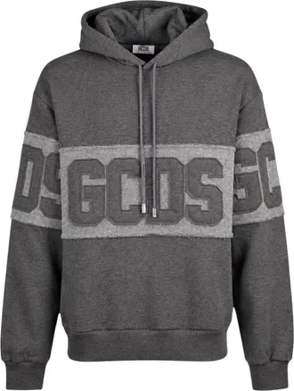 GCDS Gcds, Hoodies & sweatvesten, Heren, Grijs, M, Hoodies