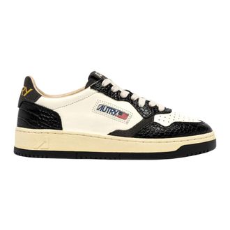 Autry Medalist Low - Dames - Sneakers - Wit - 36 EU - Katoen - Schoenen