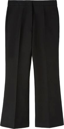 Jil Sander Pantaloni crop in cotone - Nero