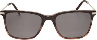 Hackett Mens Brown Rectangular Sunglasses HEBS273